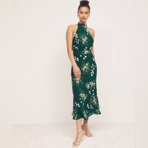 NWT Reformation Lizbeth Buena Halter Dress 10